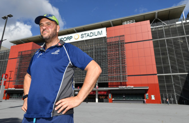 WALLABIES MICHAEL CHEIKA PRESSER