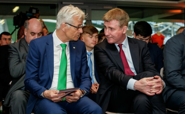 Ruud Dokter with Stephen Kenny