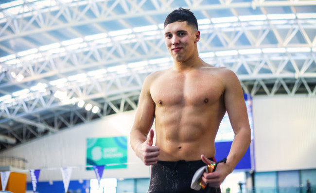 Darragh Greene breaks the Irish record for 200m Breastroke