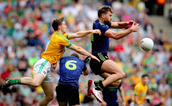 Aidan O'Shea and Colm Boyle with Bryan McMahon