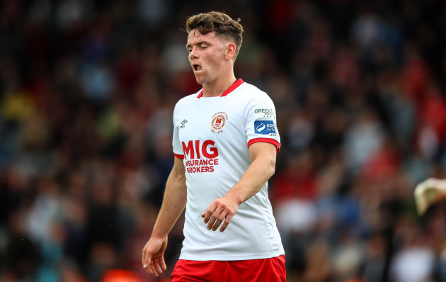 Dean Clarke reacts after a missed chance