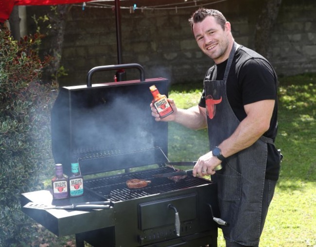 Cian Healy Bulls Eyes BBQ sauce Launch 06