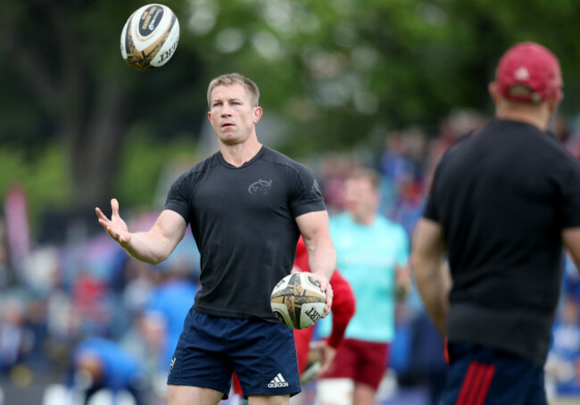 Jerry Flannery before the game