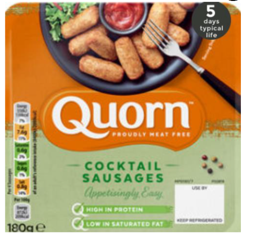 Quorn cocktail sausages