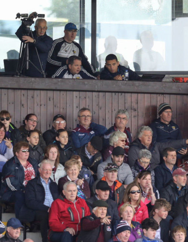 Davy Fitzgerald watches from the stand