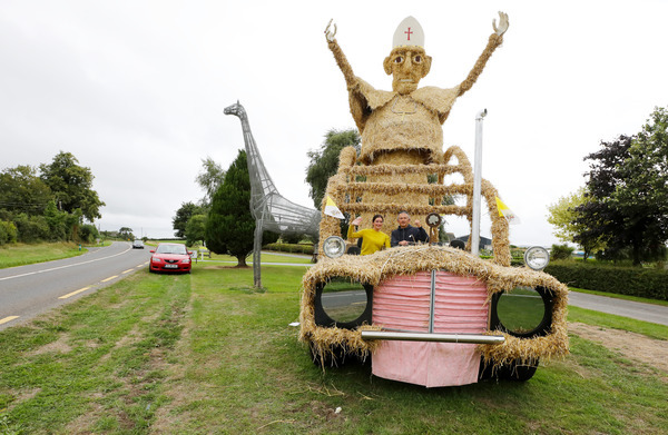 pope scarecrow