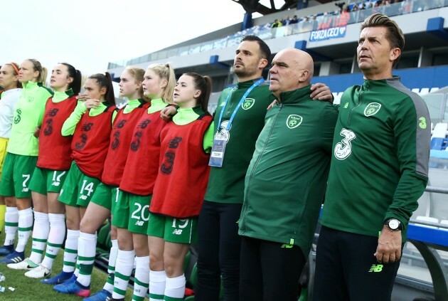 Colin Bell during the National Anthem