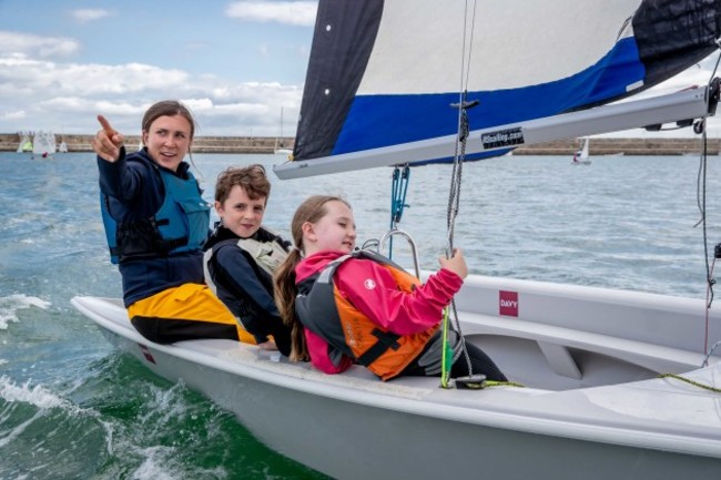 Annalise Murphy with Fia Staunton and Jonathan Dempsey