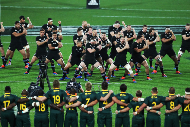 New Zealand perform the Haka