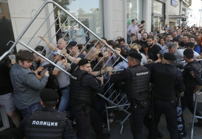 Russia Opposition Protest