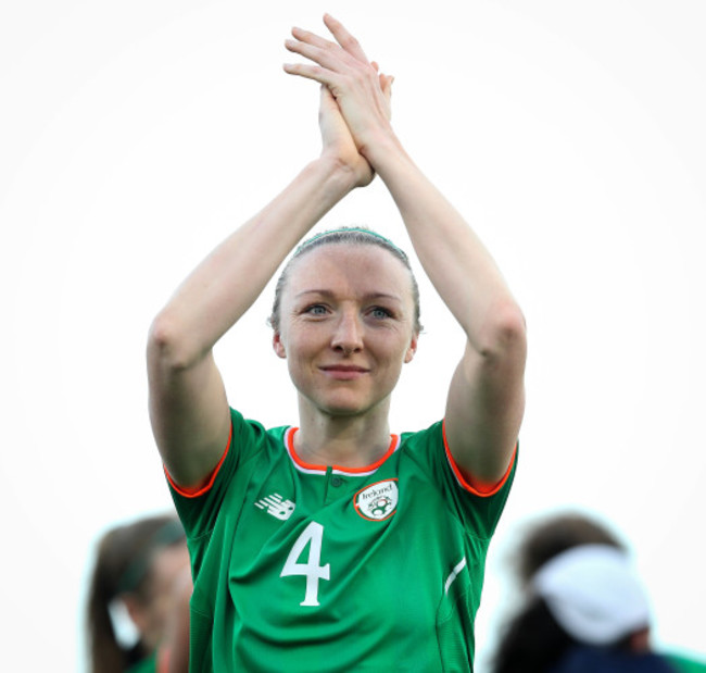 Louise Quinn celebrates