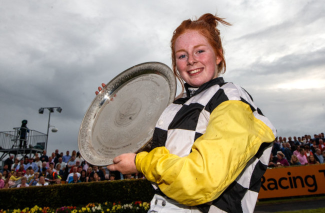 Jody Townend after winning with Great White Shark