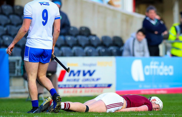 Joe Canning lays injured