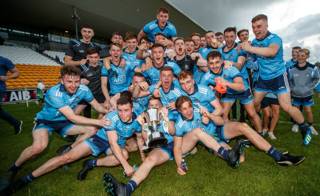 Dublin players celebrate