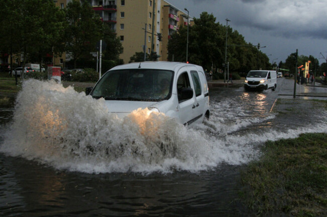 Thunderstorms in Berlin