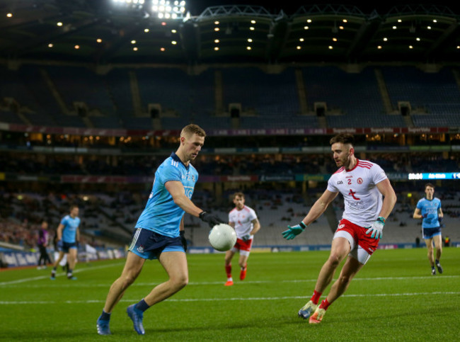 Jonny Cooper with Padraig Hennessy