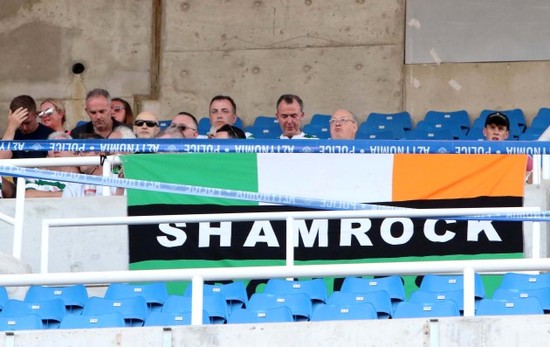 Shamrock Rovers fans ahead of the game