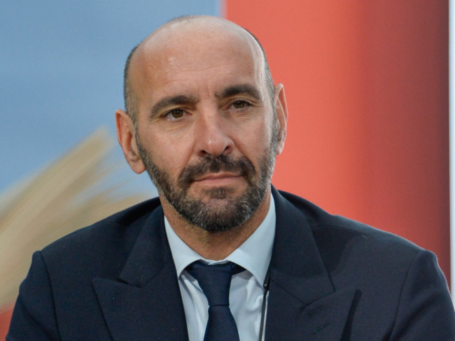 Rome: Press conference of footballer Monchi