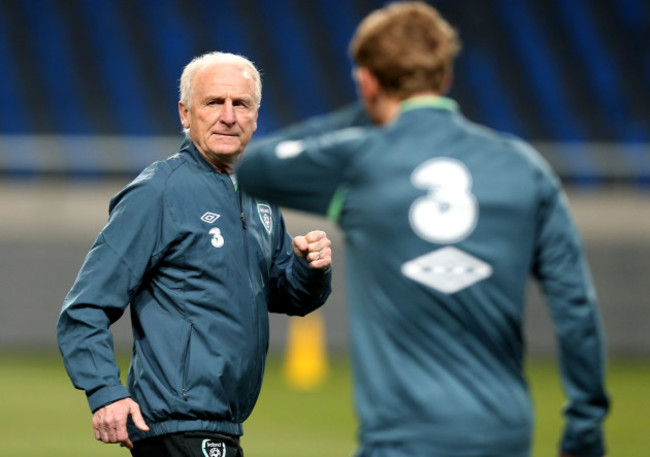 Giovanni Trapattoni and Paul Green