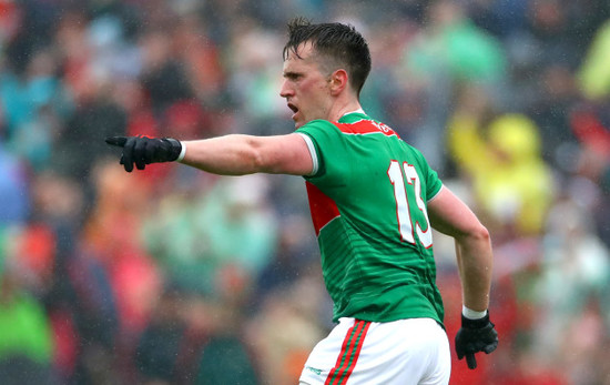 Cillian O'Connor celebrates scoring his sides opening goal