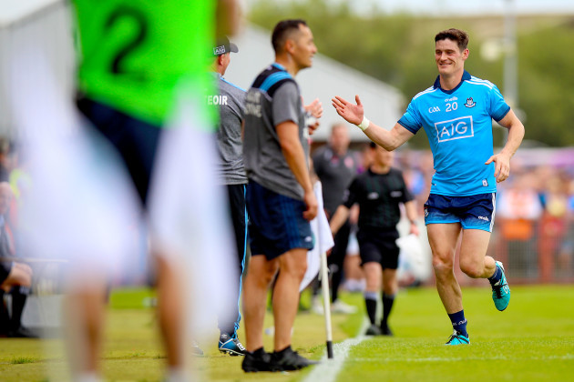 Diarmuid Connolly after being black carded