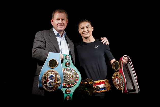Katie Taylor with Brian Peters