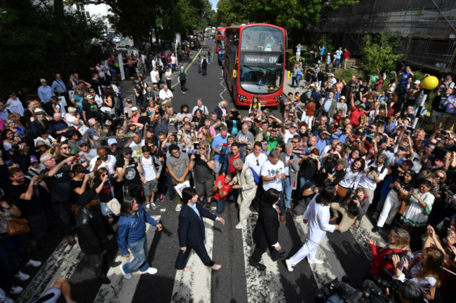 50th anniversary of The Beatles Abbey Road photograph