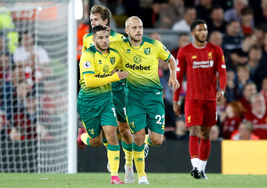 Liverpool v Norwich City - Premier League - Anfield