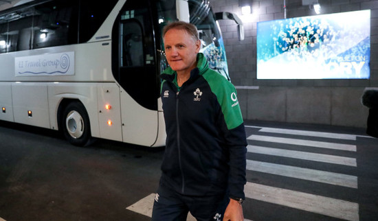 Joe Schmidt arrives