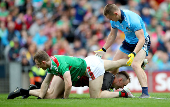 Robert Hennelly and Colm Boyle with Con O’Callaghan