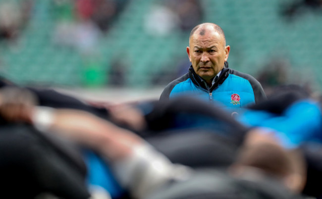 Eddie Jones before the game