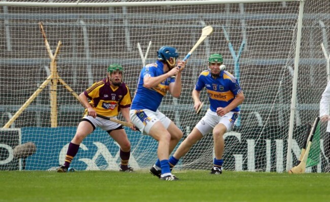 Darragh Egan scores his side's third goal