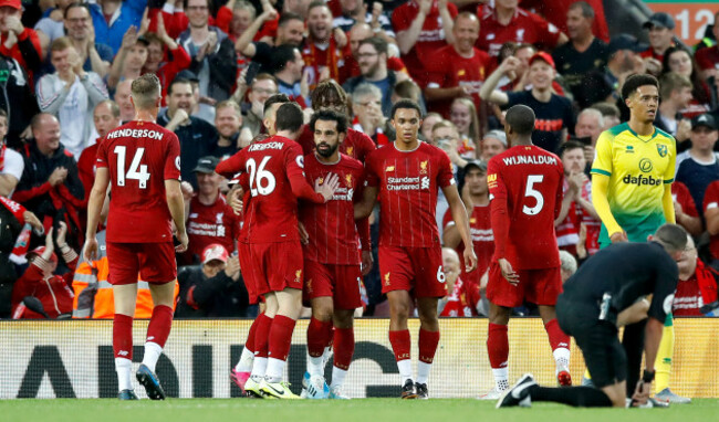 Liverpool v Norwich City - Premier League - Anfield