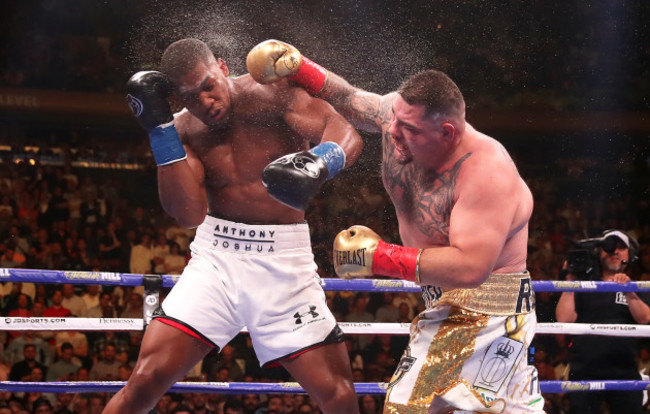 Andy Ruiz Jr and Anthony Joshua File Photo