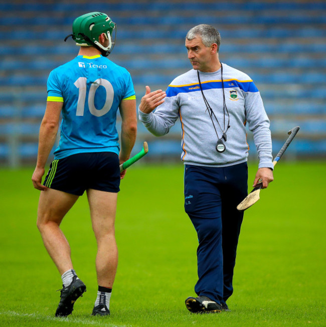 Liam Sheedy speaks to Cathal Barrett