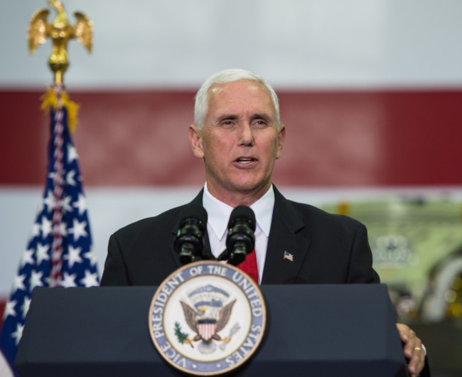 FLORIDA: Vice President Mike Pence visits Kennedy Space Center