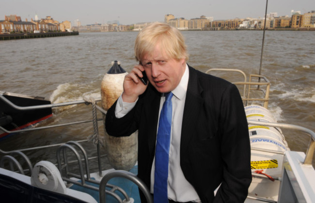Boris Johnson announces Thames boat service