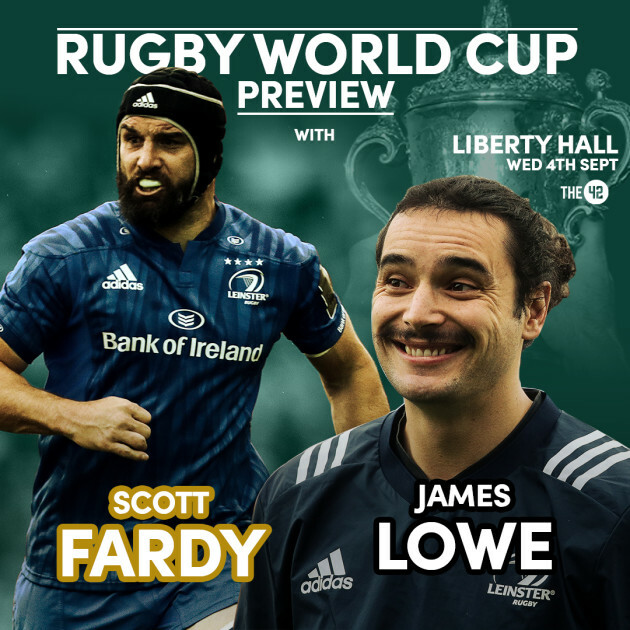 Join us for The42's Rugby World Cup Preview Night with James Lowe and