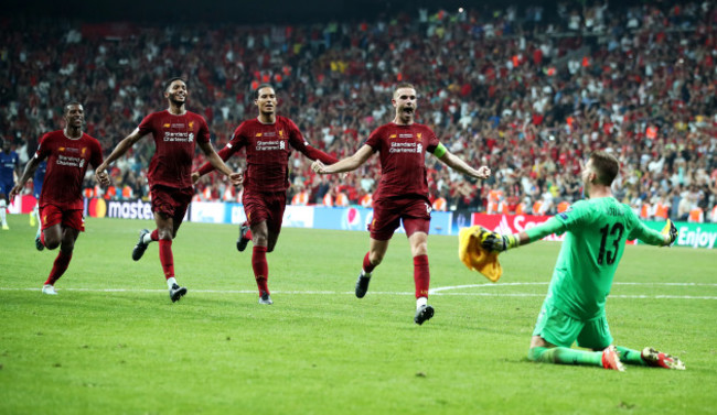 Liverpool v Chelsea - UEFA Super Cup - Final - Besiktas Park