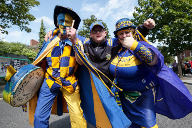 Tipperary fans before the game