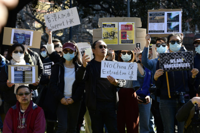 HONG KONG PROTEST SYDNEY