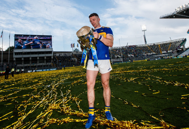Padraic Maher with the Liam McCarthy cup