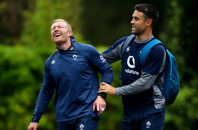 Keith Earls and Conor Murray