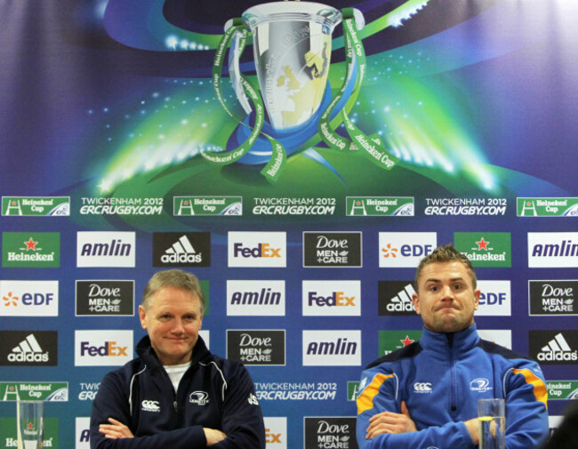 Joe Schmidt and Jamie Heaslip