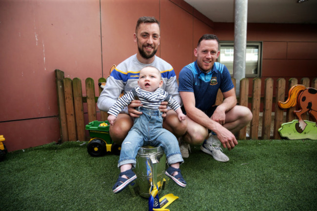 James Barry and Sean O'Brien with Liam Tomney