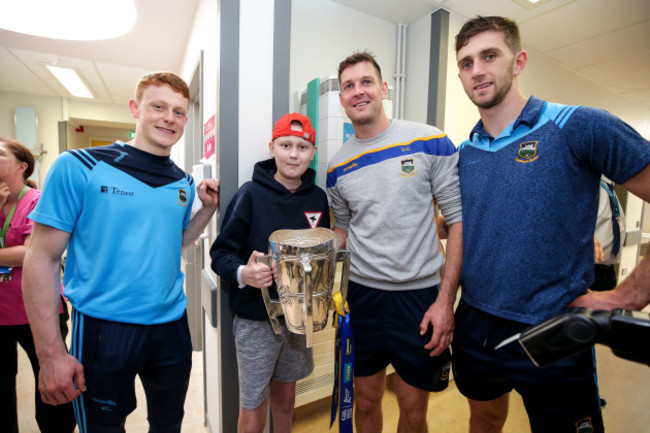 Ben Cheroy with Jerome Cahill, Seamus Callanan and Brian Hogan