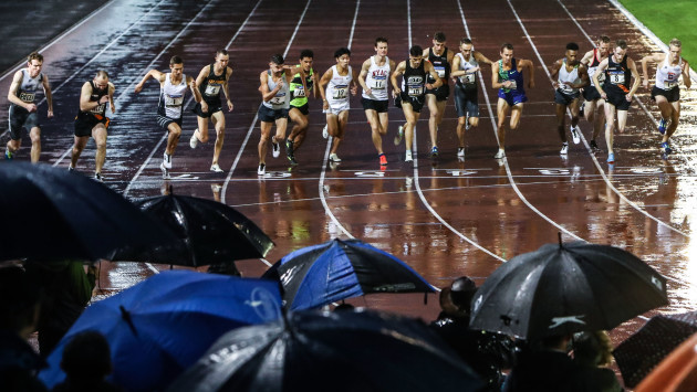 A general view of the start of the Morton Mile