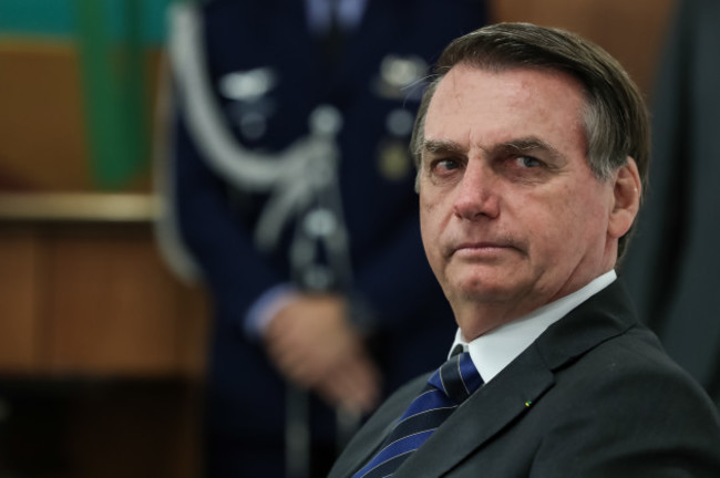Brazilian President Bolsonaro comments on Amazon forest fires