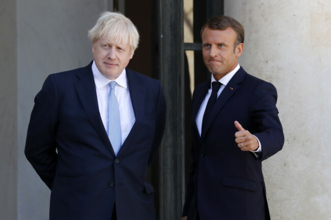 FRANCE-PARIS-BRITISH PM-BORIS JOHNSON-VISIT