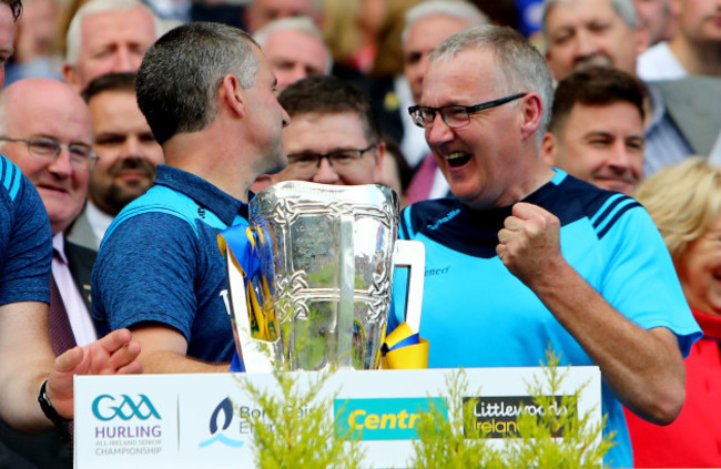 Liam Sheedy and selector Eamon O&rsquo;Shea